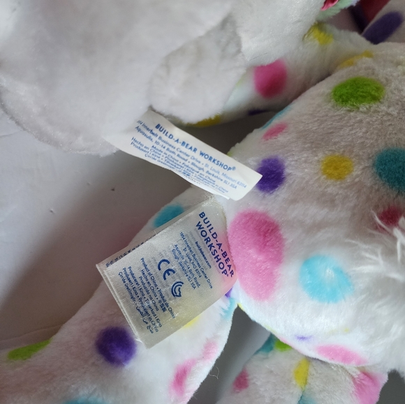 Build-A-Bear Spotty Dotty Rabbit with Smallfrys White Baby Bunny Set - Picture 6 of 10